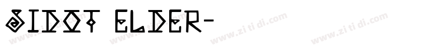 Didot Elder字体转换